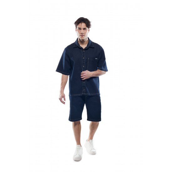 ΒΕΡΜΟΥΔΑ COVER DENIM CV093-32 RIO (ΜΠΛΕ)