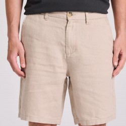 ΒΕΡΜΟΥΔΑ CHINOS ΛΙΝΗ FUNKY BUDDHA FBM009-009-03 (ΜΠΕΖ)