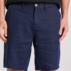 ΒΕΡΜΟΥΔΑ CHINOS ΛΙΝΗ FUNKY BUDDHA FBM009-009-03 (ΜΠΛΕ)