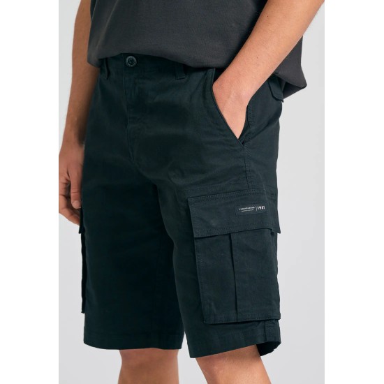 ΒΕΡΜΟΥΔΑ CARGO FUNKY BUDDHA FBM011-002-03 (ΜΑΥΡΟ)