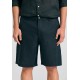 ΒΕΡΜΟΥΔΑ CHINOS ΛΙΝΗ FUNKY BUDDHA FBM011-005-03 (ΜΑΥΡΟ)