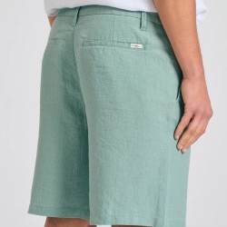 ΒΕΡΜΟΥΔΑ CHINOS ΛΙΝΗ FUNKY BUDDHA FBM011-005-03 (LT AQUA)