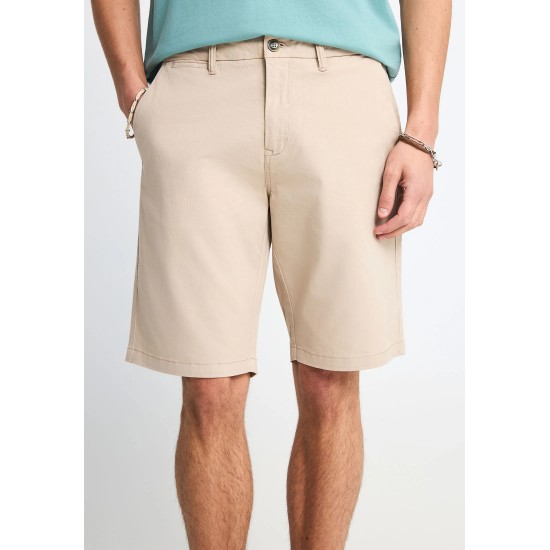 ΒΕΡΜΟΥΔΑ CHINOS FUNKY BUDDHA FBM013-001-03 (GREIGE)