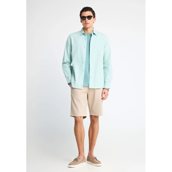 ΒΕΡΜΟΥΔΑ CHINOS FUNKY BUDDHA FBM013-001-03 (GREIGE)