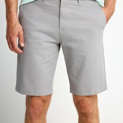 ΒΕΡΜΟΥΔΑ CHINOS FUNKY BUDDHA FBM013-001-03 (ΓΚΡΙ)