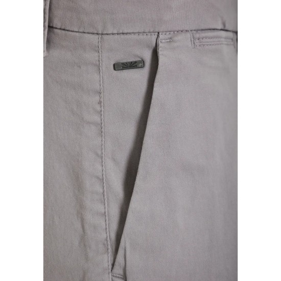 ΒΕΡΜΟΥΔΑ CHINOS FUNKY BUDDHA FBM013-001-03 (ΓΚΡΙ)