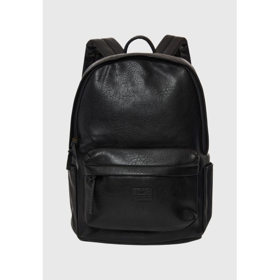 ΣΑΚΙΔΙΟ ΠΛΑΤΗΣ (BACKPACK) FUNKY BUDDHA FBM012-001-10 (ΜΑΥΡΟ)