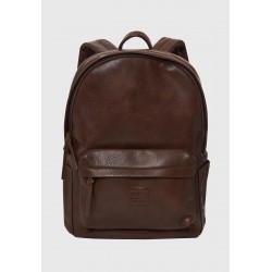 ΣΑΚΙΔΙΟ ΠΛΑΤΗΣ (BACKPACK) FUNKY BUDDHA FBM012-001-10 (ΚΑΦΕ)