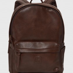 ΣΑΚΙΔΙΟ ΠΛΑΤΗΣ (BACKPACK) FUNKY BUDDHA FBM012-001-10 (ΚΑΦΕ)