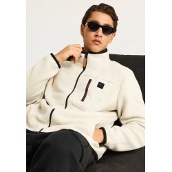 ΖΑΚΕΤΑ FLEECE FUNKY BUDDHA FBM012-054-06 (CLOUD CREAM)