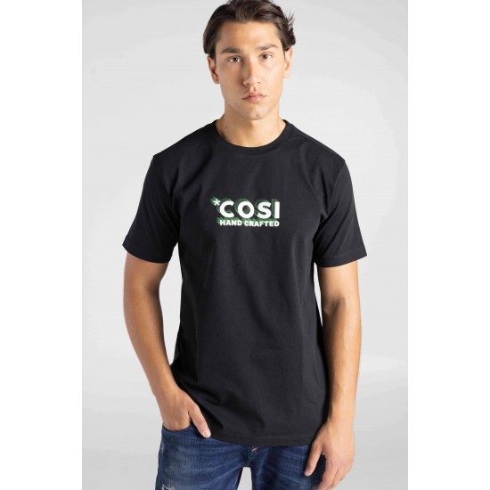 T-SHIRT COSI 64-W24-13 (ΜΑΥΡΟ)