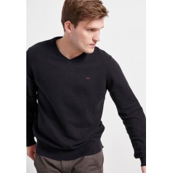 ΜΠΛΟΥΖΑ 100% COTTON V FUNKY BUDDHA FBM002-002-09 (ΜΑΥΡΟ)