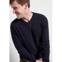 ΜΠΛΟΥΖΑ 100% COTTON V FUNKY BUDDHA FBM002-002-09 (ΜΠΛΕ)