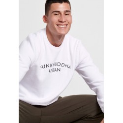 ΜΠΛΟΥΖΑ ΦΟΥΤΕΡ FUNKY BUDDHA FBM004-007-06 (ΑΣΠΡΟ)