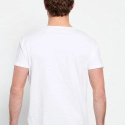 T-SHIRT FUNKY BUDDHA FBM007-002-04 (ΑΣΠΡΟ)