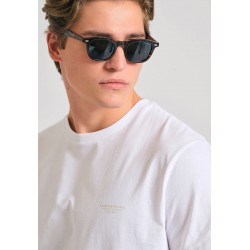 T-SHIRT FUNKY BUDDHA FBM011-001-04 (ΑΣΠΡΟ)