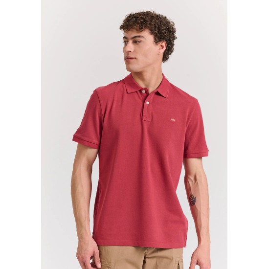 ΜΠΛΟΥΖΑ POLO FUNKY BUDDHA FBM011-001-11 (EARTH RED)