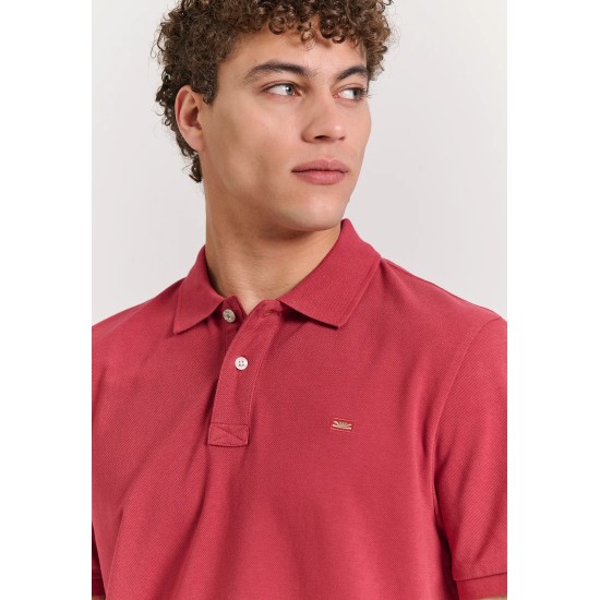 ΜΠΛΟΥΖΑ POLO FUNKY BUDDHA FBM011-001-11 (EARTH RED)