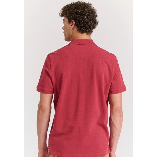 ΜΠΛΟΥΖΑ POLO FUNKY BUDDHA FBM011-001-11 (EARTH RED)