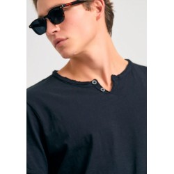 T-SHIRT FUNKY BUDDHA FBM011-004-04 (ΜΑΥΡΟ)