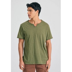 T-SHIRT FUNKY BUDDHA FBM011-004-04 (HUNTER GREEN)