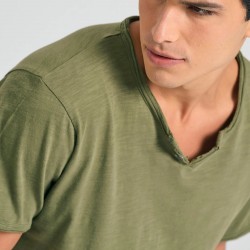 T-SHIRT FUNKY BUDDHA FBM011-004-04 (HUNTER GREEN)