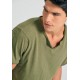 T-SHIRT FUNKY BUDDHA FBM011-004-04 (HUNTER GREEN)
