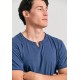 T-SHIRT FUNKY BUDDHA FBM011-004-04 (ΜΠΛΕ ΙΝΤΙΓΚΟ)