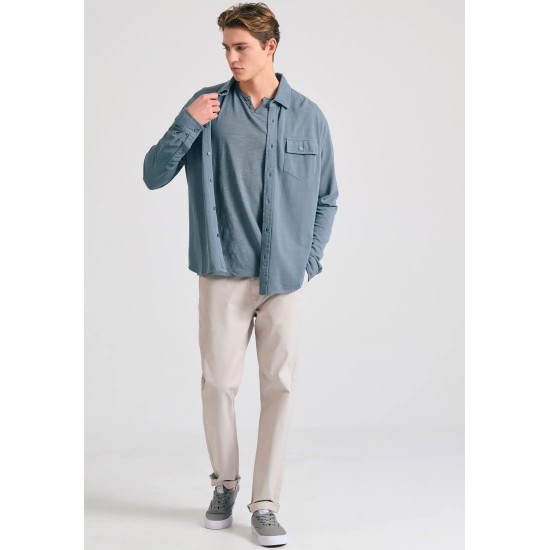 T-SHIRT FUNKY BUDDHA FBM011-004-04 (STEELGREY)