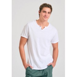 T-SHIRT FUNKY BUDDHA FBM011-004-04 (ΑΣΠΡΟ)