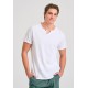 T-SHIRT FUNKY BUDDHA FBM011-004-04 (ΑΣΠΡΟ)