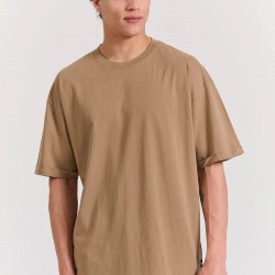T-SHIRT FUNKY BUDDHA FBM011-005-04 (HAZELNUT)