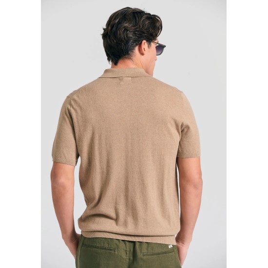 ΜΠΛΟΥΖΑ POLO FUNKY BUDDHA FBM011-005-09 (HAZELNUT)
