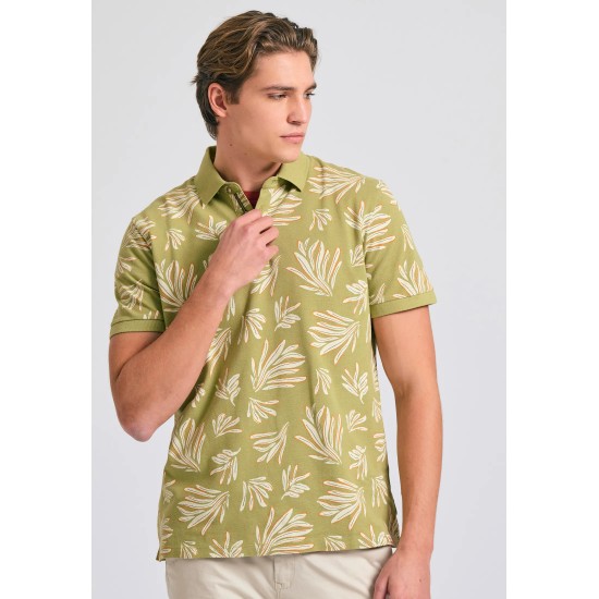 ΜΠΛΟΥΖΑ POLO FUNKY BUDDHA FBM011-014-11 (HERBAL GREEN)