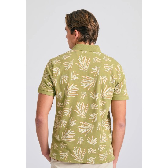 ΜΠΛΟΥΖΑ POLO FUNKY BUDDHA FBM011-014-11 (HERBAL GREEN)