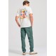 T-SHIRT FUNKY BUDDHA FBM011-058-04 (ΑΣΠΡΟ)