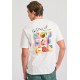 T-SHIRT FUNKY BUDDHA FBM011-058-04 (ΑΣΠΡΟ)