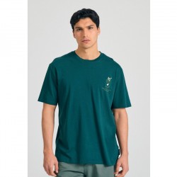 T-SHIRT FUNKY BUDDHA FBM011-060-04 (DARK SEA)