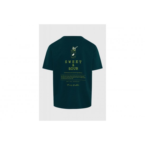 T-SHIRT FUNKY BUDDHA FBM011-060-04 (DARK SEA)