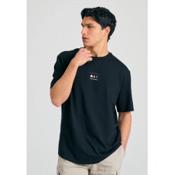 T-SHIRT FUNKY BUDDHA FBM011-304-04 (ΜΑΥΡΟ)