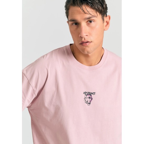 T-SHIRT FUNKY BUDDHA FBM011-320-04 (ΡΟΖ)