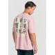 T-SHIRT FUNKY BUDDHA FBM011-320-04 (ΡΟΖ)