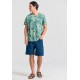 T-SHIRT FUNKY BUDDHA FBM011-341-04 (SAGE GREEN)
