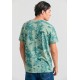 T-SHIRT FUNKY BUDDHA FBM011-341-04 (SAGE GREEN)