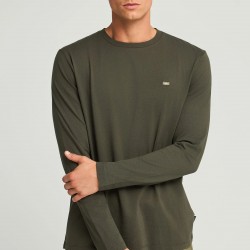 ΜΠΛΟΥΖΑ FUNKY BUDDHA FBM012-001-07 (DUSTY OLIVE)