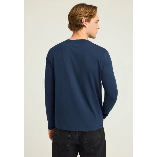 ΜΠΛΟΥΖΑ FUNKY BUDDHA FBM012-001-07 (ΜΠΛΕ)