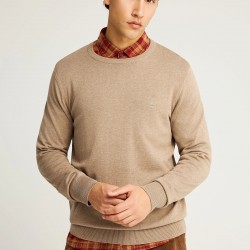 ΜΠΛΟΥΖΑ 100% COTTON FUNKY BUDDHA FBM012-001-09 (CIGAR MEL)