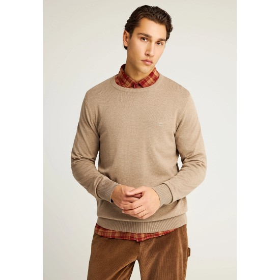 ΜΠΛΟΥΖΑ 100% COTTON FUNKY BUDDHA FBM012-001-09 (CIGAR MEL)