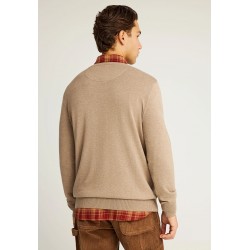 ΜΠΛΟΥΖΑ 100% COTTON FUNKY BUDDHA FBM012-001-09 (CIGAR MEL)