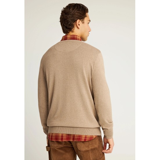 ΜΠΛΟΥΖΑ 100% COTTON FUNKY BUDDHA FBM012-001-09 (CIGAR MEL)